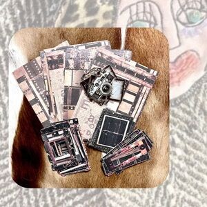 🆕 🎉 vintage movie film theme junk journaling ephemera